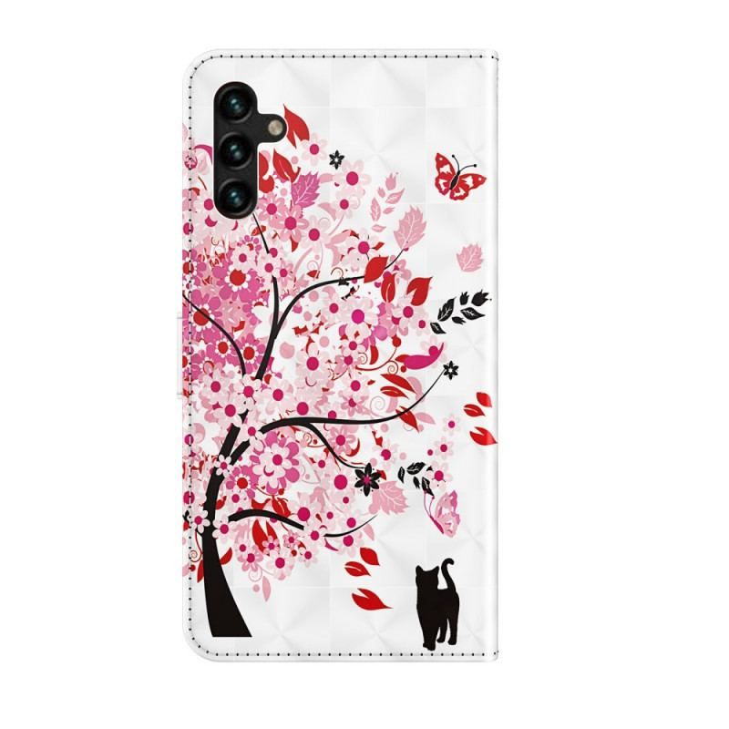 Housse Samsung Galaxy A13 5G / A04s Arbre Rose