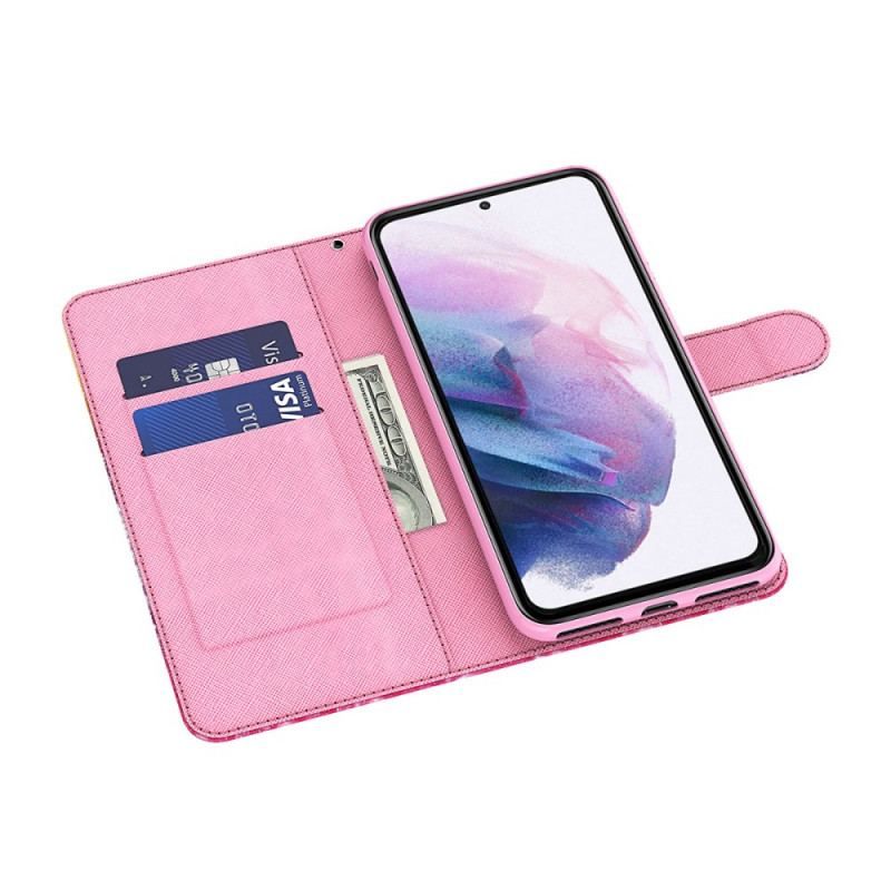 Housse Samsung Galaxy A13 5G / A04s Arbre Rose