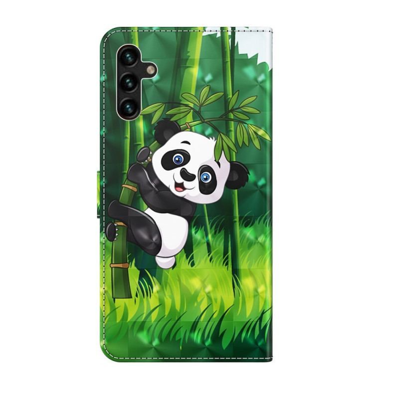 Housse Samsung Galaxy A13 5G / A04s Panda et Bambou