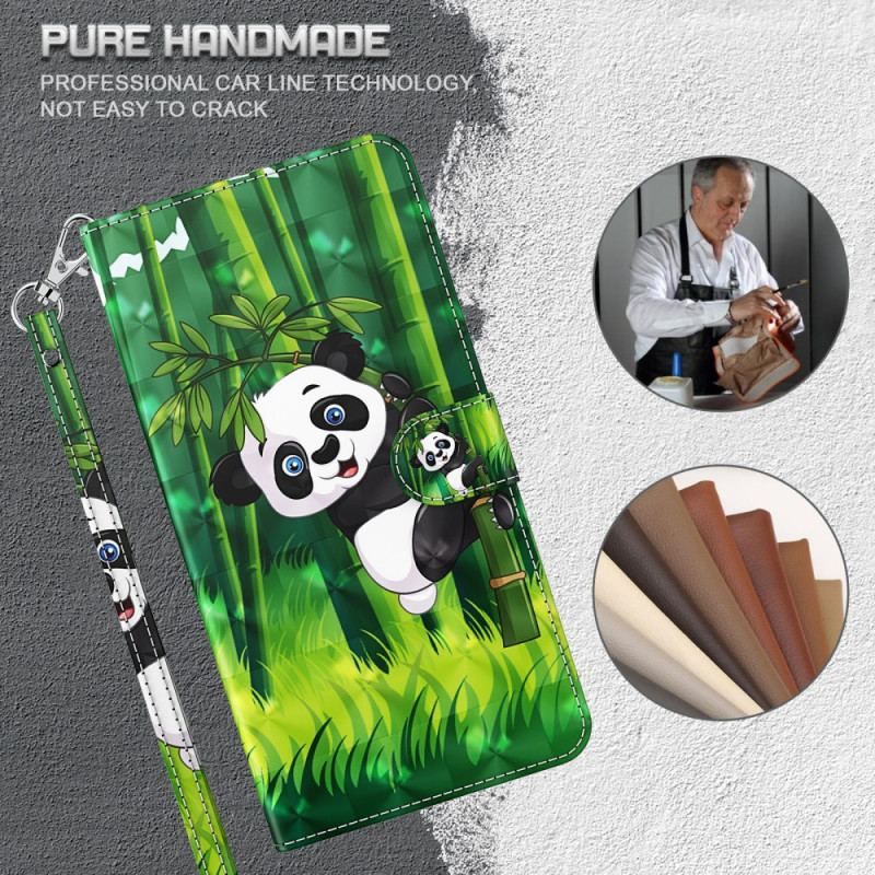 Housse Samsung Galaxy A13 5G / A04s Panda et Bambou