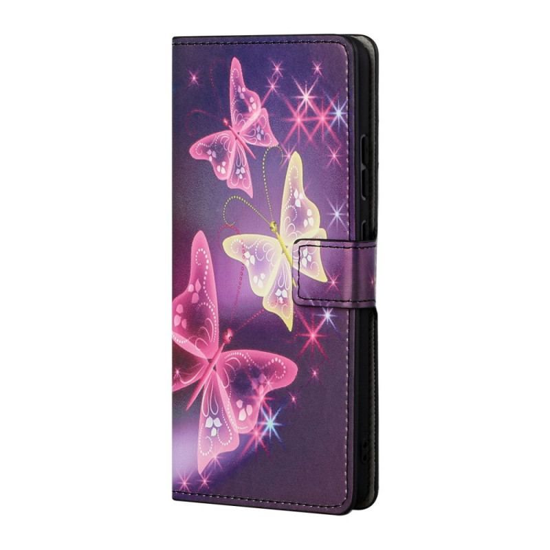 Housse Samsung Galaxy A13 5G / A04s Papillons et Fleurs