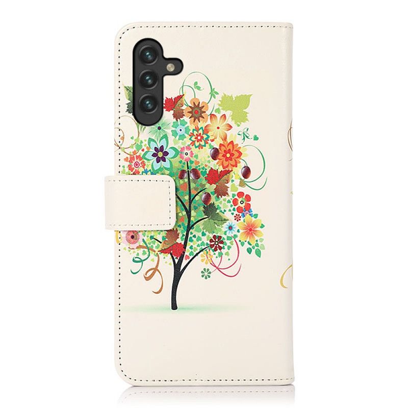 Housse Samsung Galaxy A13 5G Arbre Fleuri