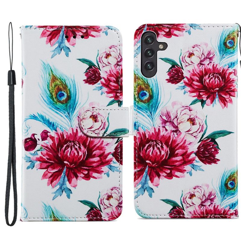 Housse Samsung Galaxy A13 5G Fleurs Intenses