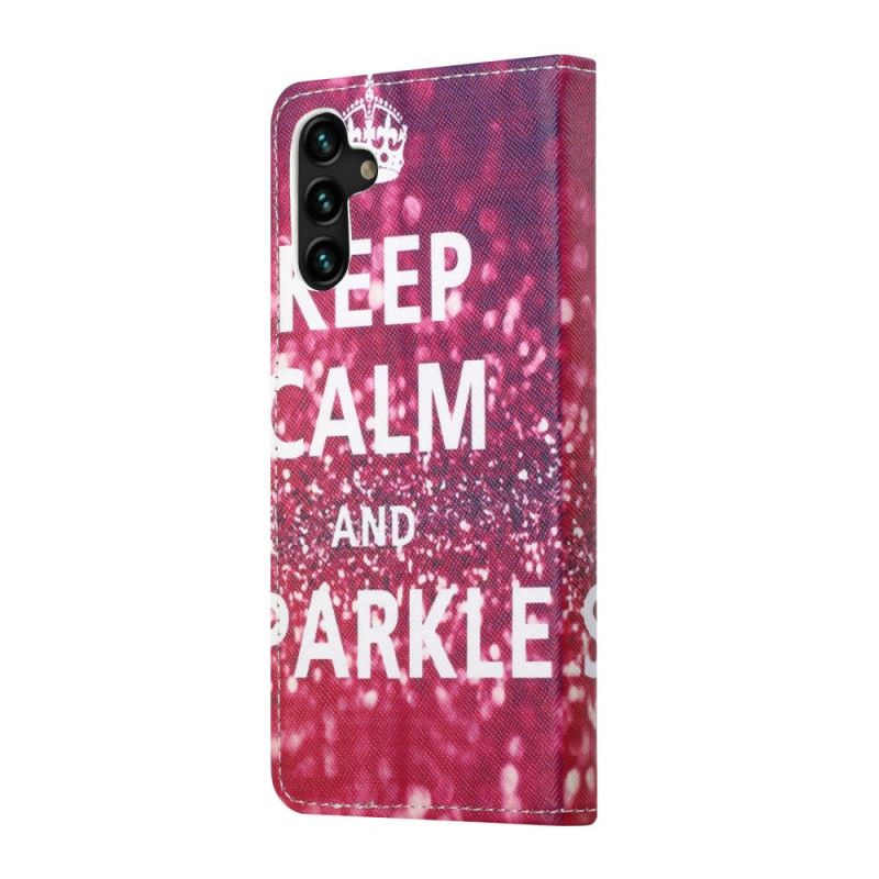 Housse Samsung Galaxy A13 5G Keep Calm And Sparkle