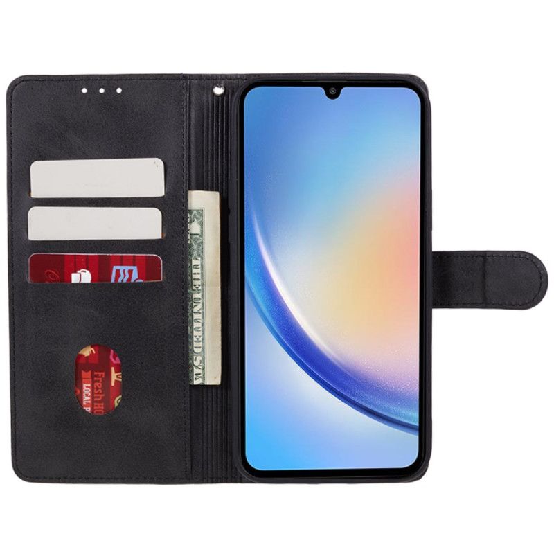 Housse Samsung Galaxy A15 5G Style Cuir Mat à Lanière