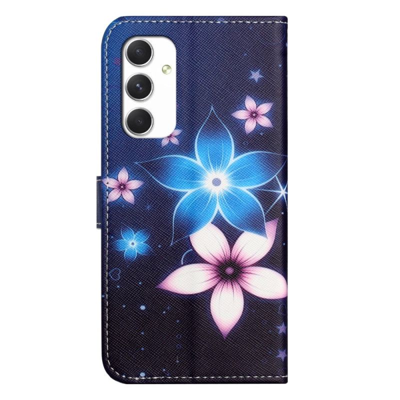 Housse Samsung Galaxy A16 4G / 5G Fleurs Lunaires