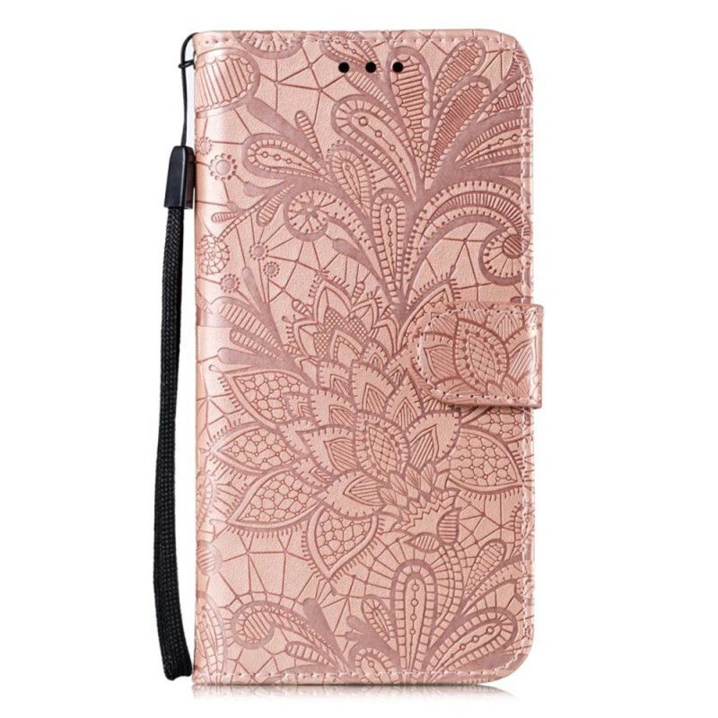 Housse Samsung Galaxy A16 4G / 5G Motif Floral et Lanière