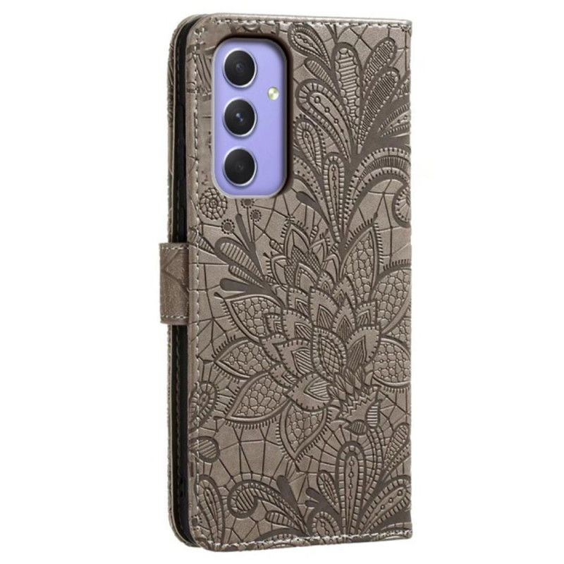 Housse Samsung Galaxy A16 4G / 5G Motif Floral et Lanière