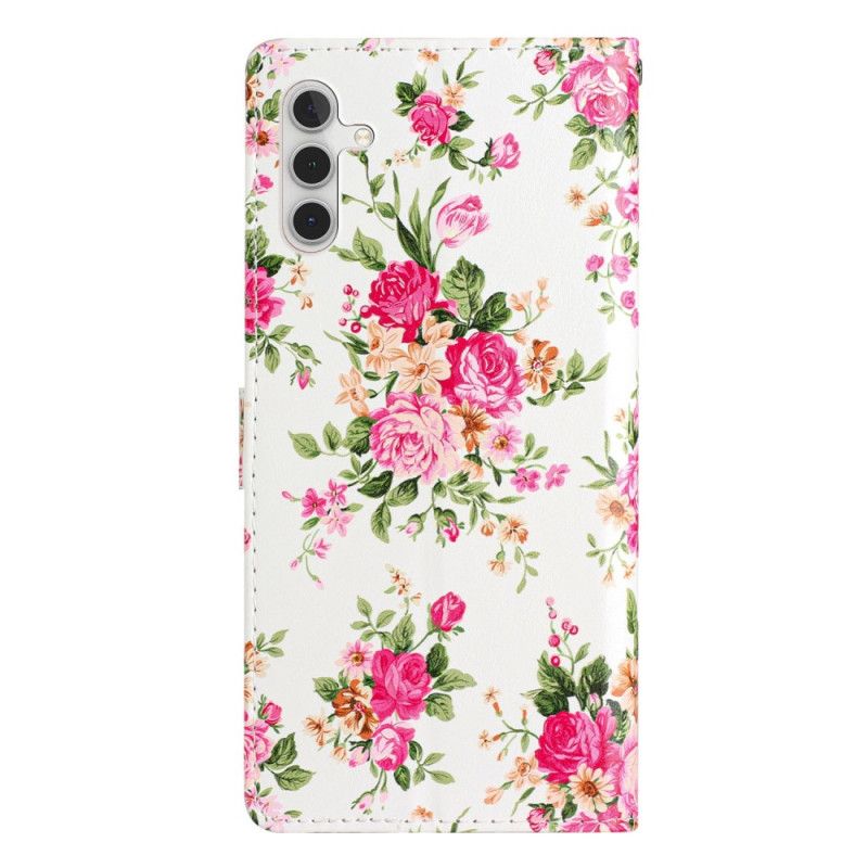 Housse Samsung Galaxy A16 4G / 5G Motif Floral Rouge