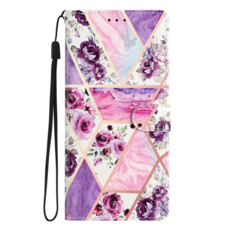 Housse Samsung Galaxy A16 4G / 5G Motif Floral Violet