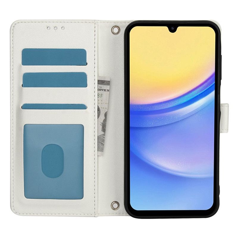 Housse Samsung Galaxy A16 4G / 5G Portefeuille avec Lanière