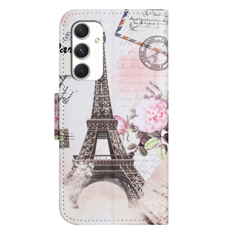 Housse Samsung Galaxy A16 4G / 5G Tour Eiffel Vintage