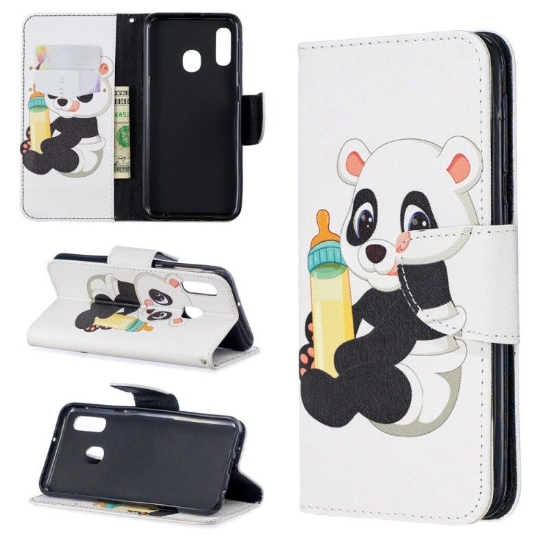 Housse Samsung Galaxy A20e Bébé Panda