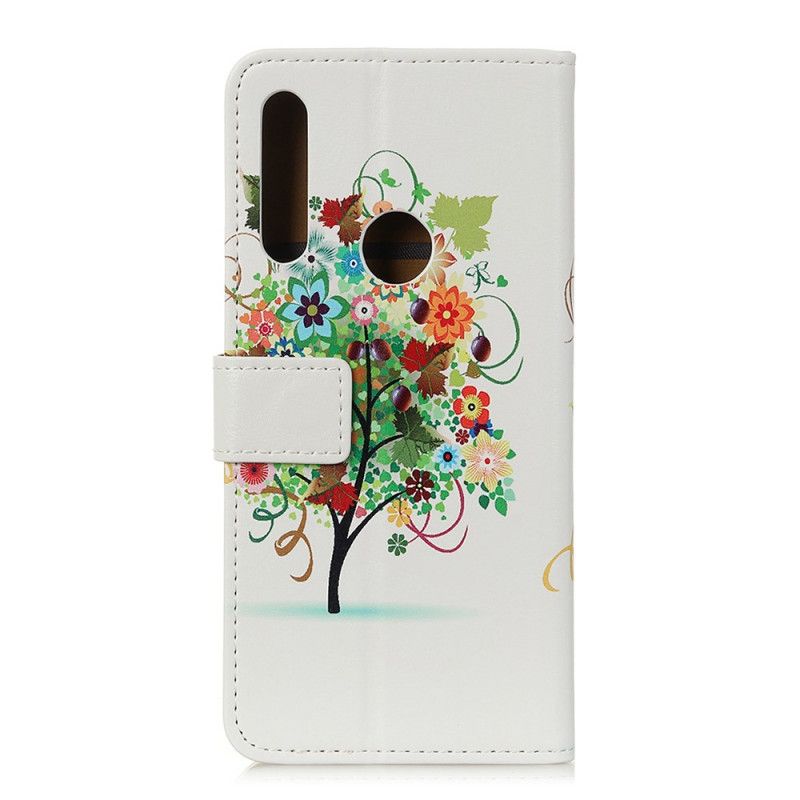 Housse Samsung Galaxy A20s Arbre Fleuri