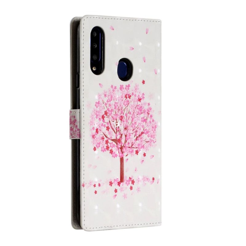 Housse Samsung Galaxy A20s Arbre Rosacé