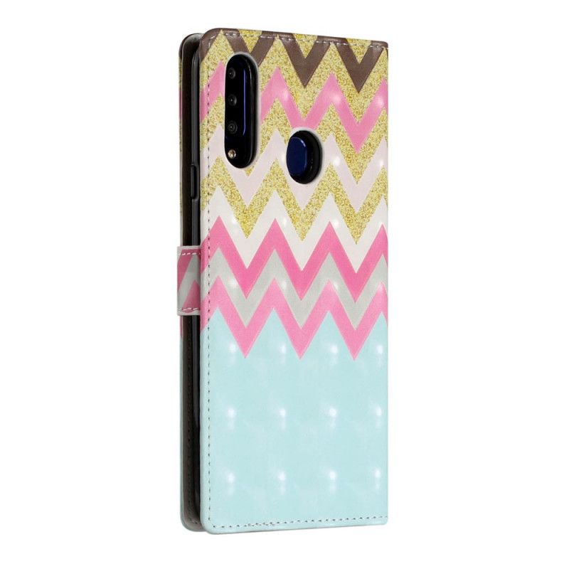 Housse Samsung Galaxy A20s Zig Zag Multicolore