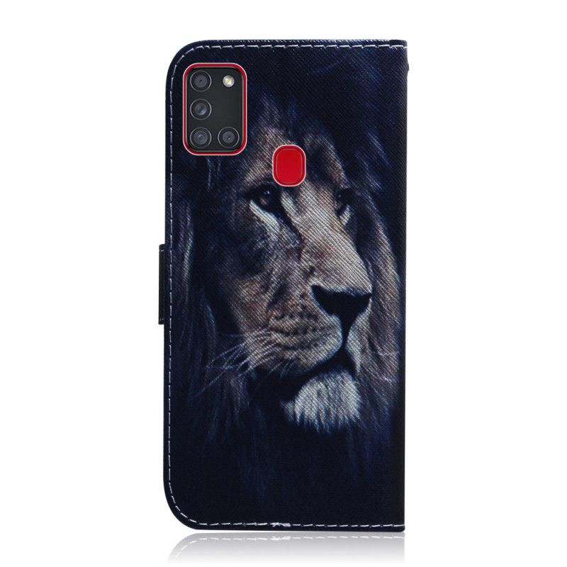 Housse Samsung Galaxy A21s Dreaming Lion