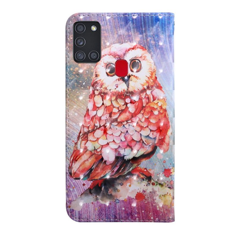 Housse Samsung Galaxy A21s Hibou Le Peintre