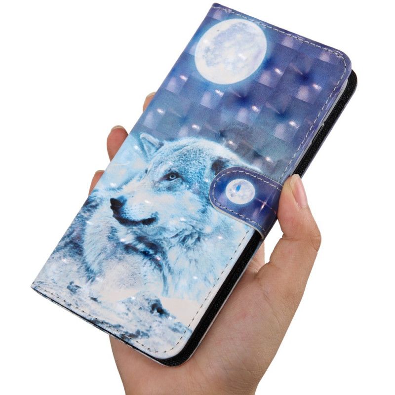 Housse Samsung Galaxy A21s Loup Au Claire De Lune