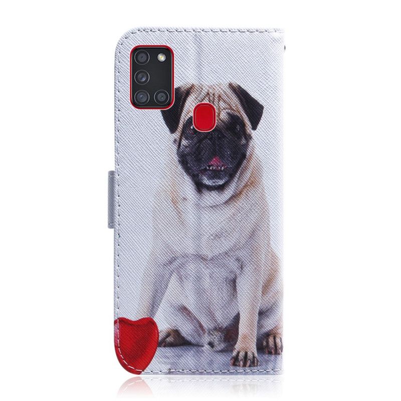 Housse Samsung Galaxy A21s Pug Dog