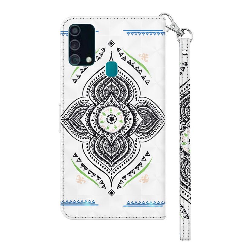 Housse Samsung Galaxy A32 5g Light Spots Mandala Avec Lanière