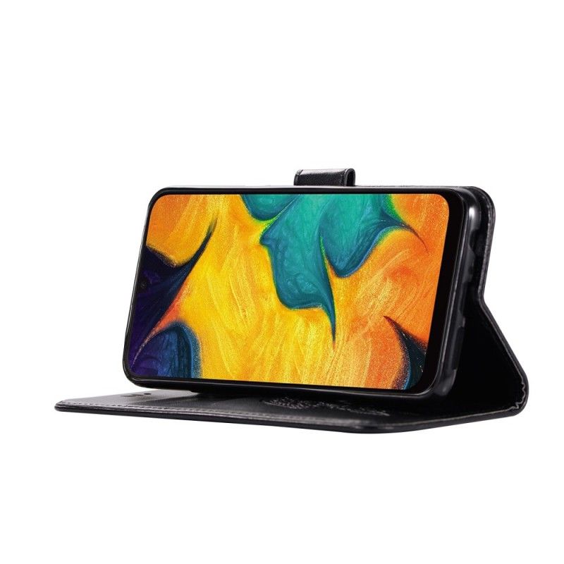 Housse Samsung Galaxy A40 Effet Cuir Attrape Rêves Hibou