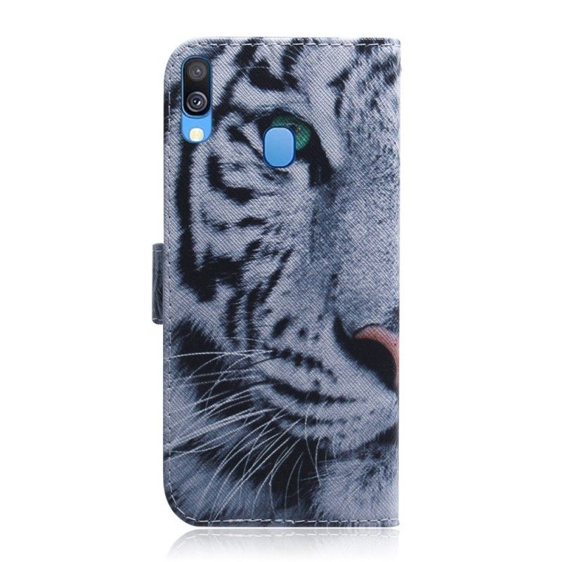 Housse Samsung Galaxy A40 Face De Tigre