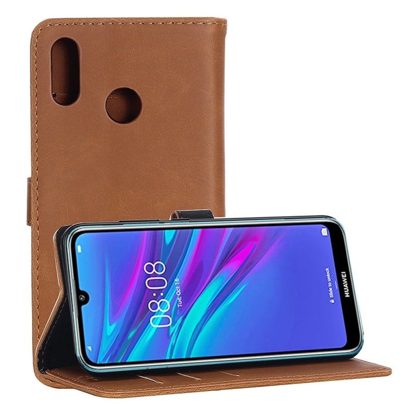 Housse Samsung Galaxy A40 Simili Cuir Rétro