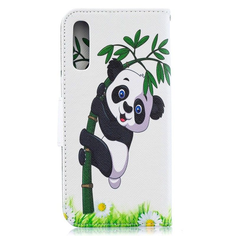 Housse Samsung Galaxy A50 Panda Sur Le Bambou