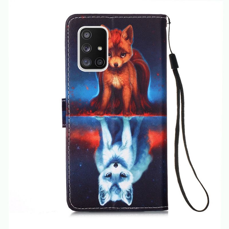 Housse Samsung Galaxy A51 5g Reflet De Julien Le Chien À Lanière