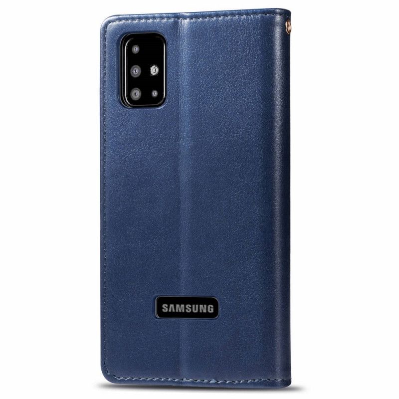 Housse Samsung Galaxy A51 Simili Cuir Et Fermoir Vintage