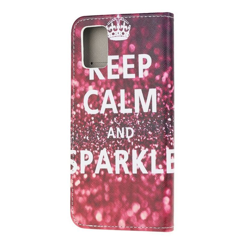 Housse Samsung Galaxy A52 4G / A52 5G / A52s 5G Keep Calm and Sparkle