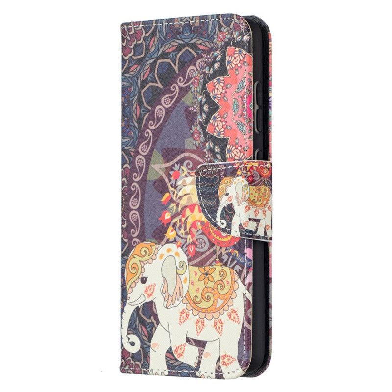 Housse Samsung Galaxy A52 4g / A52 5g Mandala Éléphants Ethniques