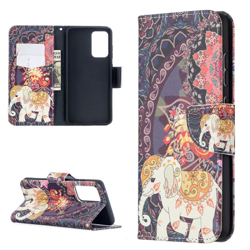 Housse Samsung Galaxy A52 4g / A52 5g Mandala Éléphants Ethniques