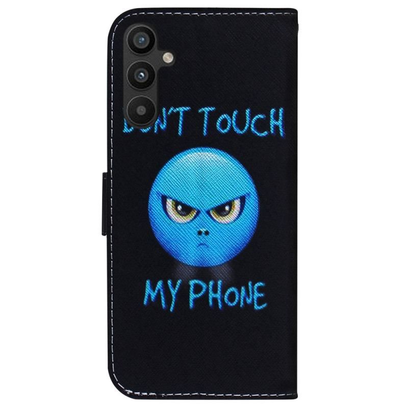 Housse Samsung Galaxy A54 5G Emoji Don't Touch my Phone