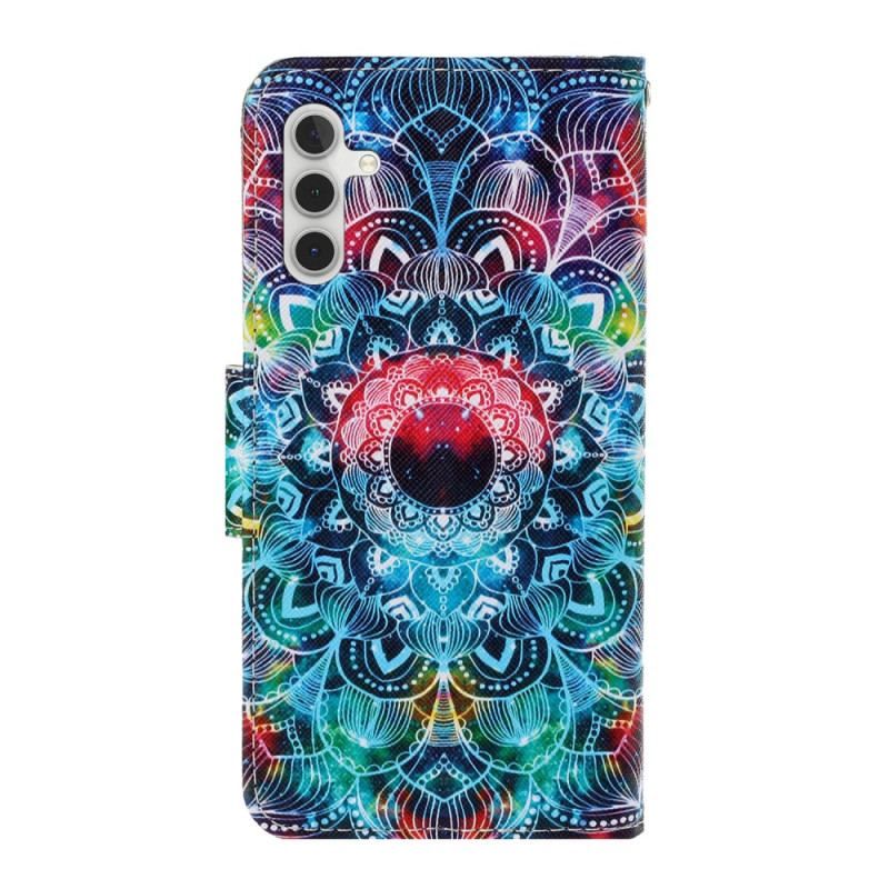 Housse Samsung Galaxy A54 5G Mandala à Lanière