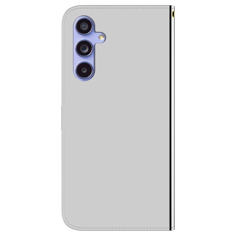 Housse Samsung Galaxy A55 5G Effet Miroir et Lanière