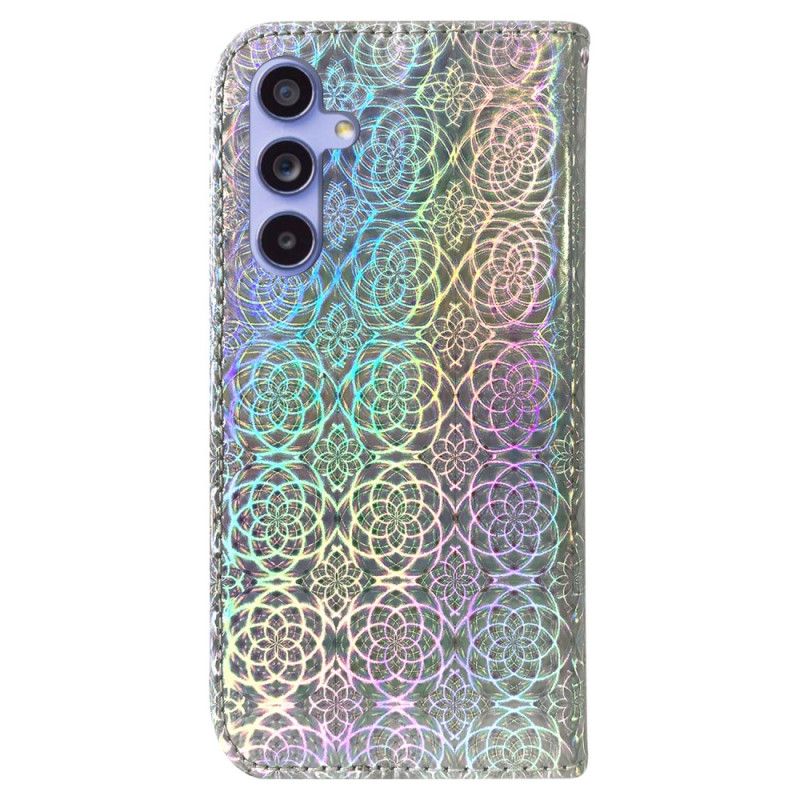 Housse Samsung Galaxy A55 5G Style Disco à Lanière