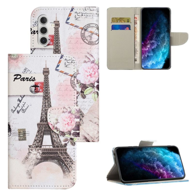 Housse Samsung Galaxy A55 5G Tour Eiffel Vintage