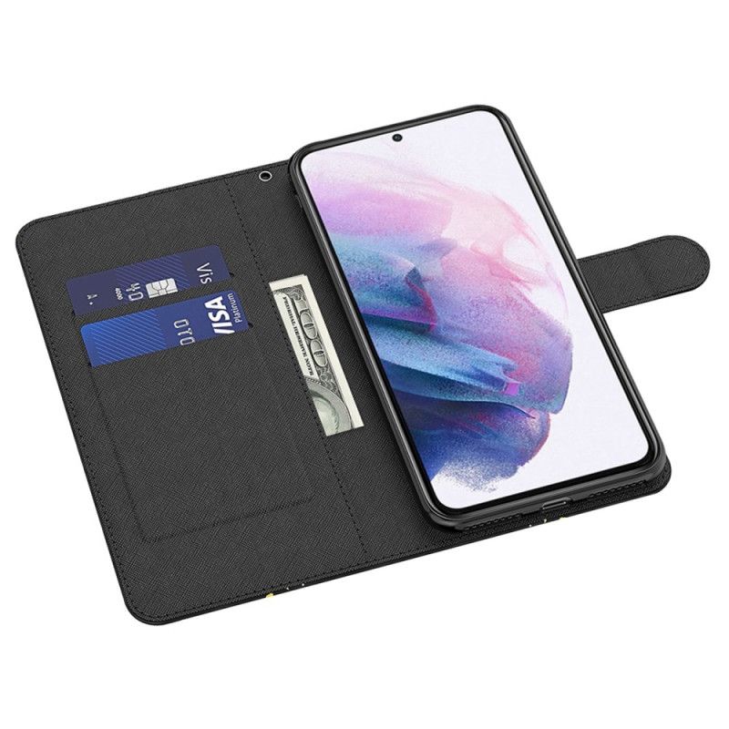 Housse Samsung Galaxy A55 5G Vallée de Bauhinia à Lanière