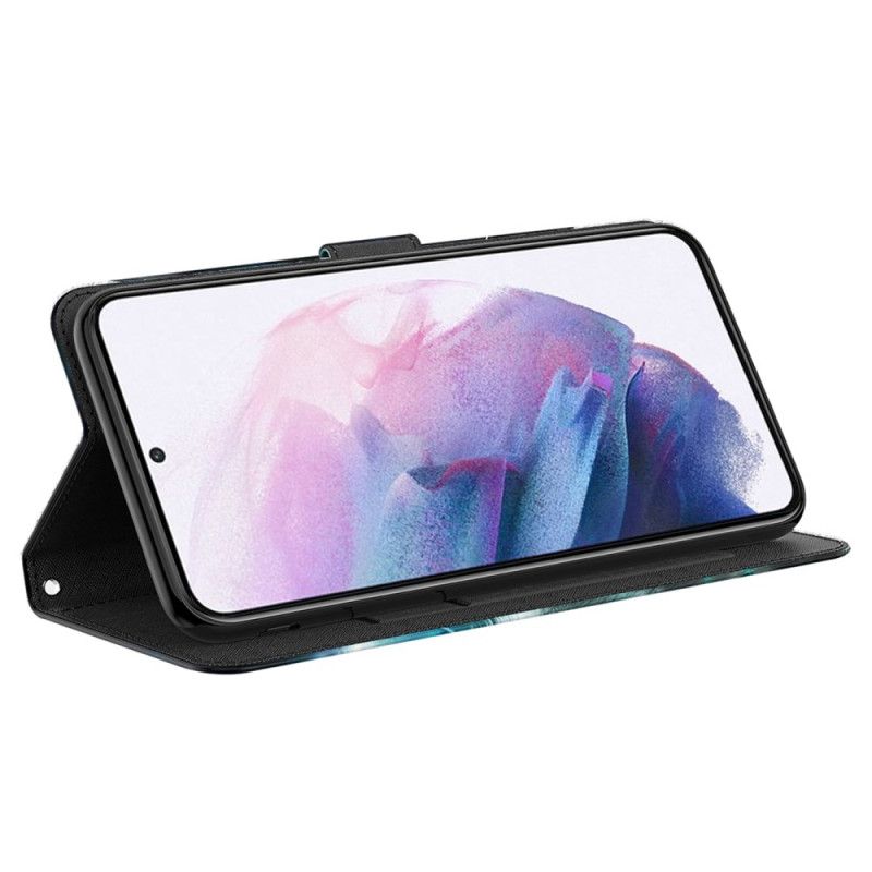 Housse Samsung Galaxy A55 5G Vallée de Bauhinia à Lanière