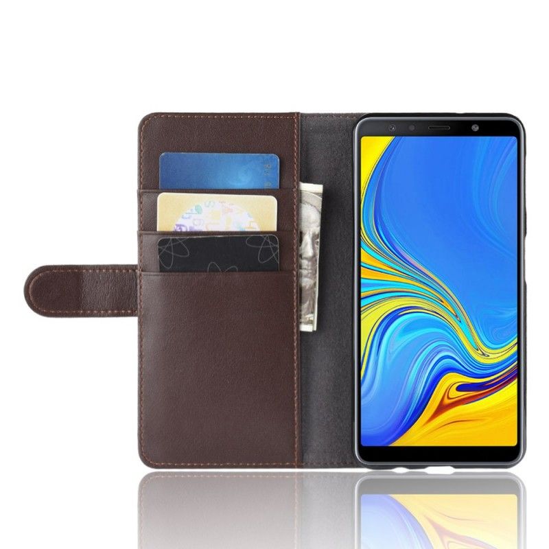 Housse Samsung Galaxy A7 Cuir Fendu