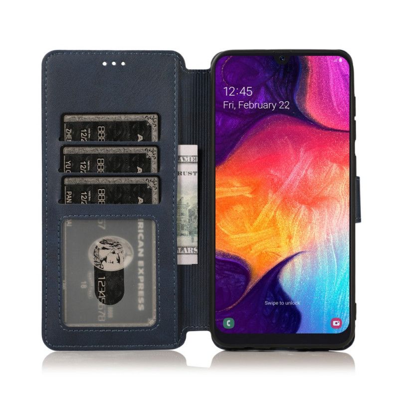 Housse Samsung Galaxy A70 Effet Cuir Luxe