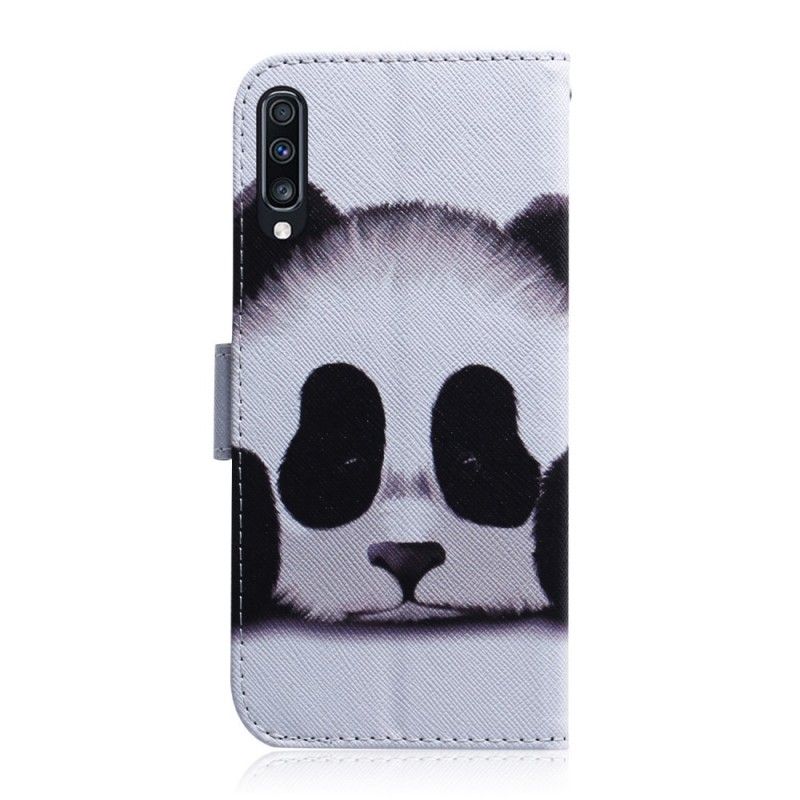 Étui Housse Samsung Galaxy A70 Face De Panda