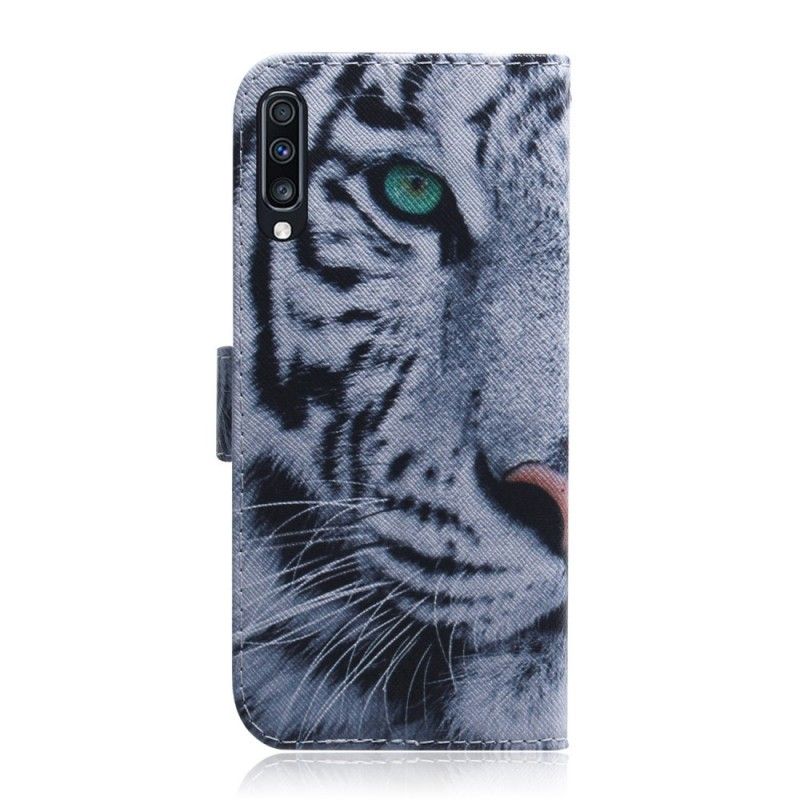 Housse Samsung Galaxy A70 Face De Tigre