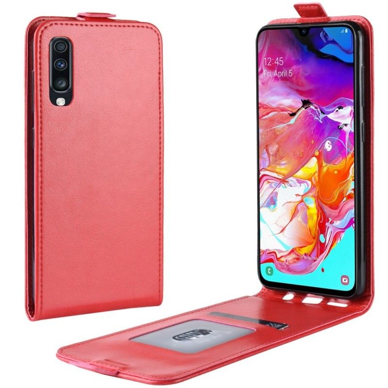 Étui Housse Samsung Galaxy A70 Rabattable Effet Cuir