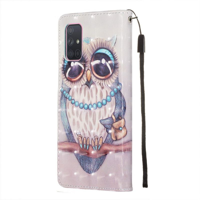 Housse Samsung Galaxy A71 Miss Hibou