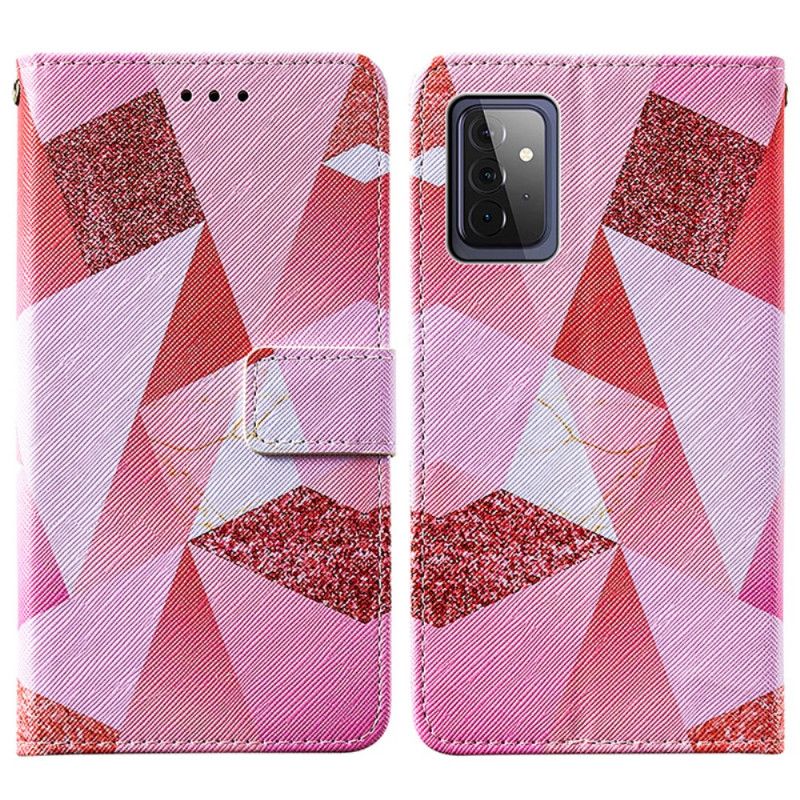 Housse Samsung Galaxy A72 4g / A72 5g Graphique Rose