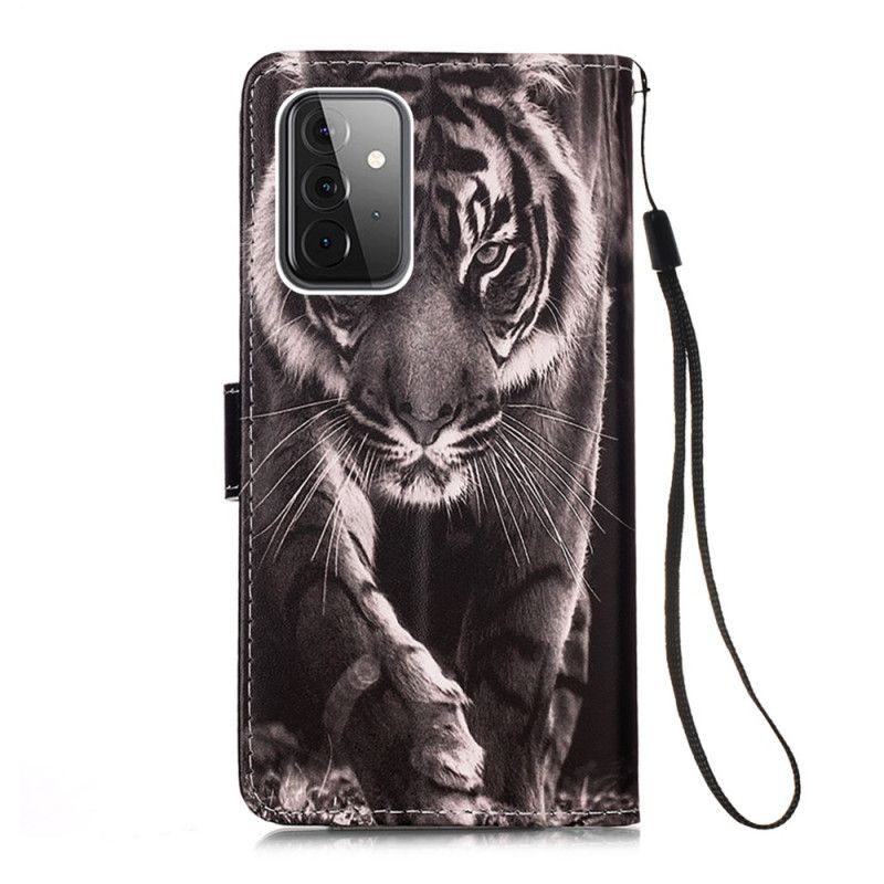 Housse Samsung Galaxy A72 4g / A72 5g Tigre De Nuit