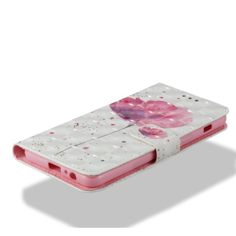 Housse Samsung Galaxy A8 2018 Coquelicot Aquarelle 3d